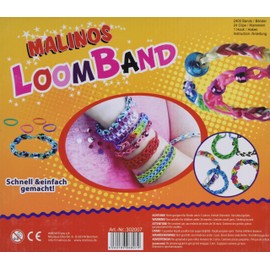 Malinos 302007 - Loom Bands, 4.200 Pieces