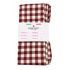 Panini Tessuti, Rectangular Tablecloth 140 x 180 cm Checked Bordeaux