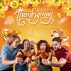 AIBIIN Happy Thanksgiving Photo Backdrop Decorations Large Thanksgiving Backdrop for