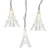 Kurt Adler Set of 10 Battery-Operated Warm White Eiffel Tower