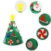 ANCLLO DIY Three-dimensional Christmas Tree, Upgraded Felt Christmas Tree with