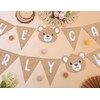 We Can Bearly Wait Banner - Bear First Party Decoration,Bear