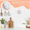 Ciieeo Mini Bathroom Clock Cup Creative Design for Easy Installation