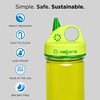 Nalgene Grip-N-Gulp Botella con tapa, sirena rosa, 12 onzas, talla