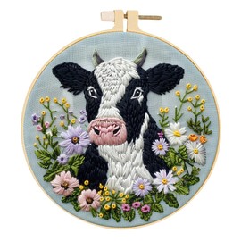 Huacan Embroidery Kits for Beginners, DIY Embroidery Starter Kit with Bird Pattern