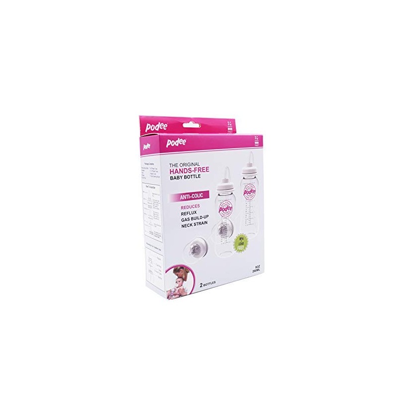Podee Hands Free Baby Bottle - Anti-Colic Self Feeding System
