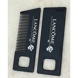 Lancome Vintage 90s Lancôme Makeup Mirror & Hair Comb Black