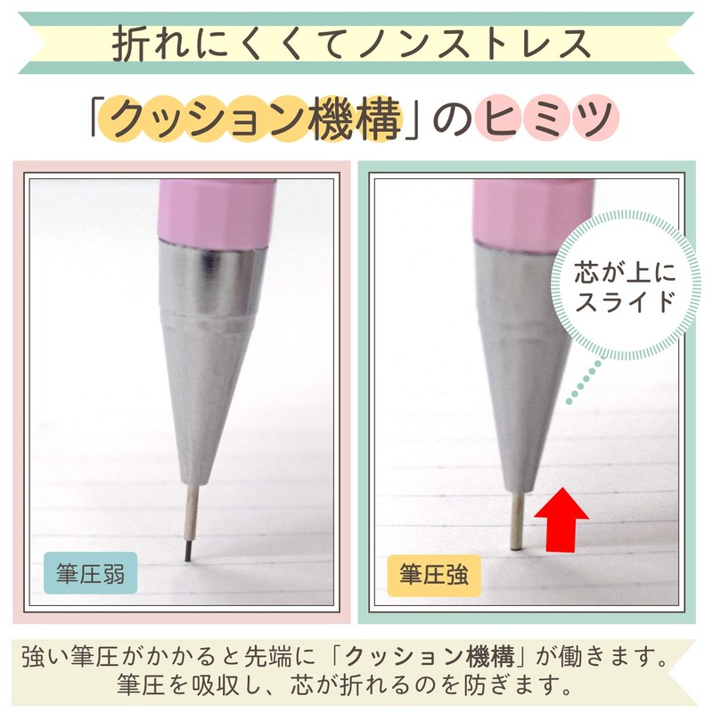 Sakura Crepas Mechanical Pencil, Retorico 0.01 inch (0.3 mm), Cool
