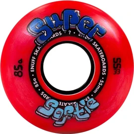 ENUFF Super Softie Wheels Wheels, Adults Unisex, Red (Red), 55 mm