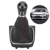 PU Leather Gear Shift Knob with Dustproof Cover Boot 6
