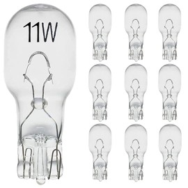 Diximus Landscape Low Voltage - 12 Volt 11W - T5 Wedge Bulbs - Compatible with Malibu Lights - Garden - Deck Light Bulbs - Yard Bulbs - 10 Pack (Clear, 10)