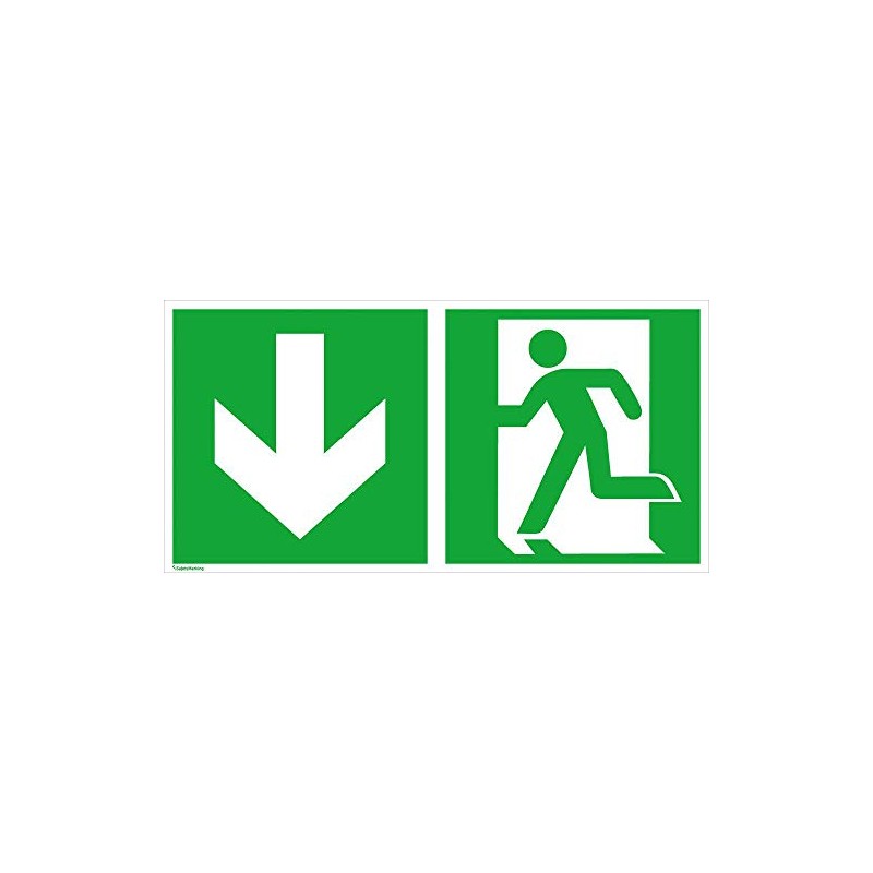 Size 4044589129680 – Rettungsz. 300 x 150 mm Aluminium. Exit
