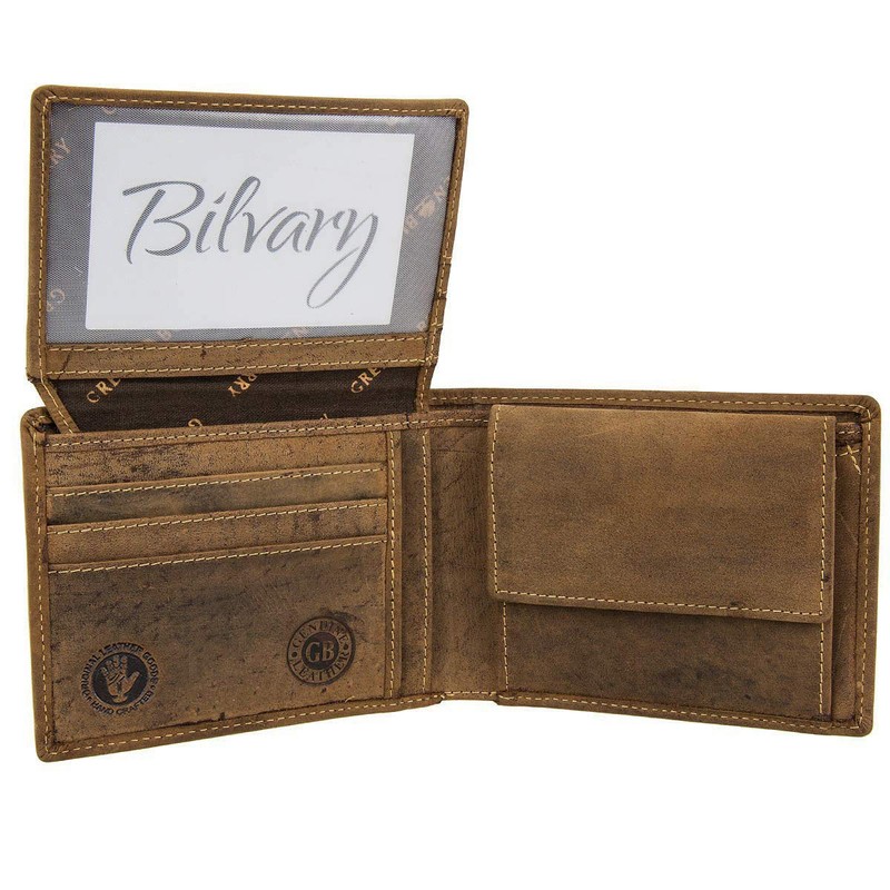 Greenburry Vintage Zodiac Sign Leather Wallet 12 cm, Taurus, Vintage