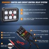 Nilight 6 Gang Switch Panel Universal Circuit Control Relay System