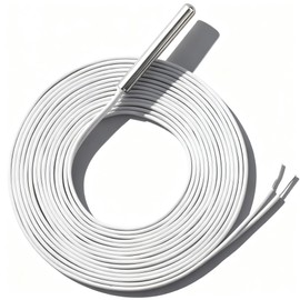 079 Slab Sensor Fits for Floor Temperature Sensing in Floor Heating Applications, Thin Casing Allows for Retrofit Installation Between Tile Spaces, 1 Pack