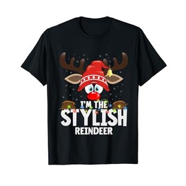 Christmas Matching I'm The Stylish Reindeer T-Shirt