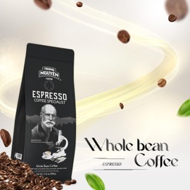 TRUNG NGUYEN LEGEND Espresso Specialist Arabica Coffee Bean - Bag 17.6 Oz/500gr, Light Roast, Whole Beans, Full Coffee Beans, Smooth and Balanced Taste