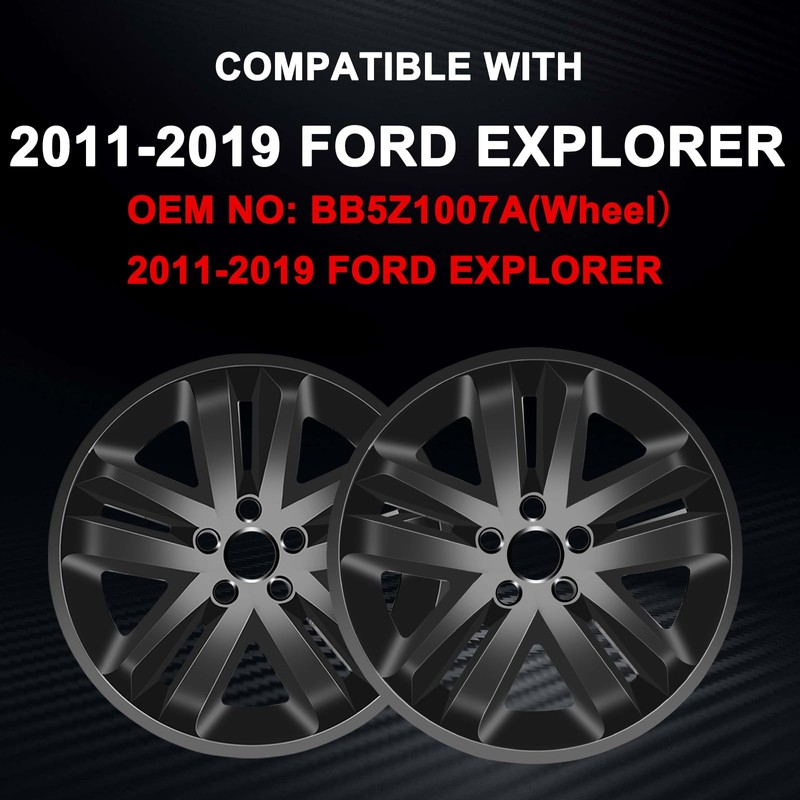 WEISIGAO Wheel Skins Compatible with Ford Explorer 2011-2019 18 inch