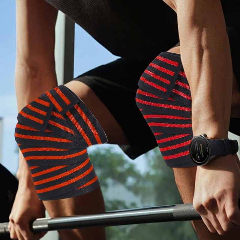 Knee Wraps | Squatting Knee Sleeves for Weight Lifting |
