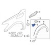 Rexka 15pcs Wheel Well Opening Moulding Clips for Nissan Infiniti