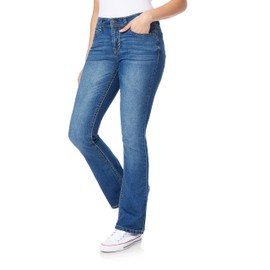 WallFlower Women's Legendary Bootcut Mid-Rise Insta Stretch Juniors Jeans (Standard and Plus), Trixie, 11