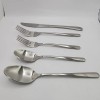 JazzUpCo NEW JazzUpCo Haelynn Flatware Matte Silver. 4 Person Set.
