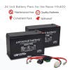 MSP 24 Volt SLA Battery Pack (7 Ah V33+) Kit
