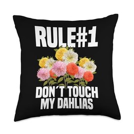 Black Dahlia Seeds Dahlia Flower Dahlia Gardening Dahlias Throw Pillow