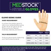 MEDSTOCK Violet Nitrile Gloves, High Medical Grade, Chemical Resist, Disposable,