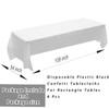 ZeriTlolen 6 Packs White Table Cloth Party | 54x108 inch