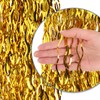 com-four® Tinsel – Coloured Tinsel Garland for Christmas – Christmas
