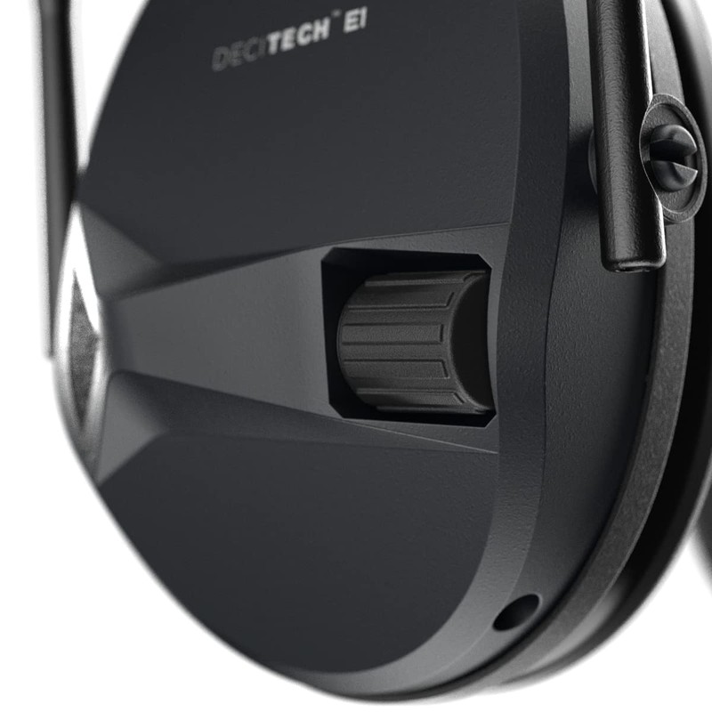 Defender Safety Decitech E1 Electronic Active Hearing Protection, Shooting, Range,