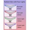 Abscalar Red Light Therapy for Face,Facial and Neck Massager,Light Therapy