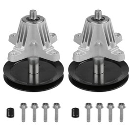 Spindle Fit for Troy Bilt Pony Mower - 918-06991 Spindle Assembly Fit for MTD Huskee Craftsman T1000 T1200 Mower and Troy Bilt TB42 TB2246 Bronco 42" Tractor, Replace 618-06991, 2 Pack