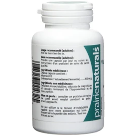 Prairie Naturals Vitamin k2 mk-7 100mcg vcaps, 60 Count