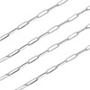 Sears snj125-45 Navajo Chain Necklace, Silver, 925, Width 0.14 inches