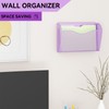 GDINDINFAN 3 Single Pocket Wall File Holder, Mesh Hanging File