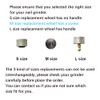 Casifor 2 Pack Dog Nail Grinder Wheel Replacements, Painless &