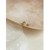 10k mini flower line piercing each (1 piece) / 10k