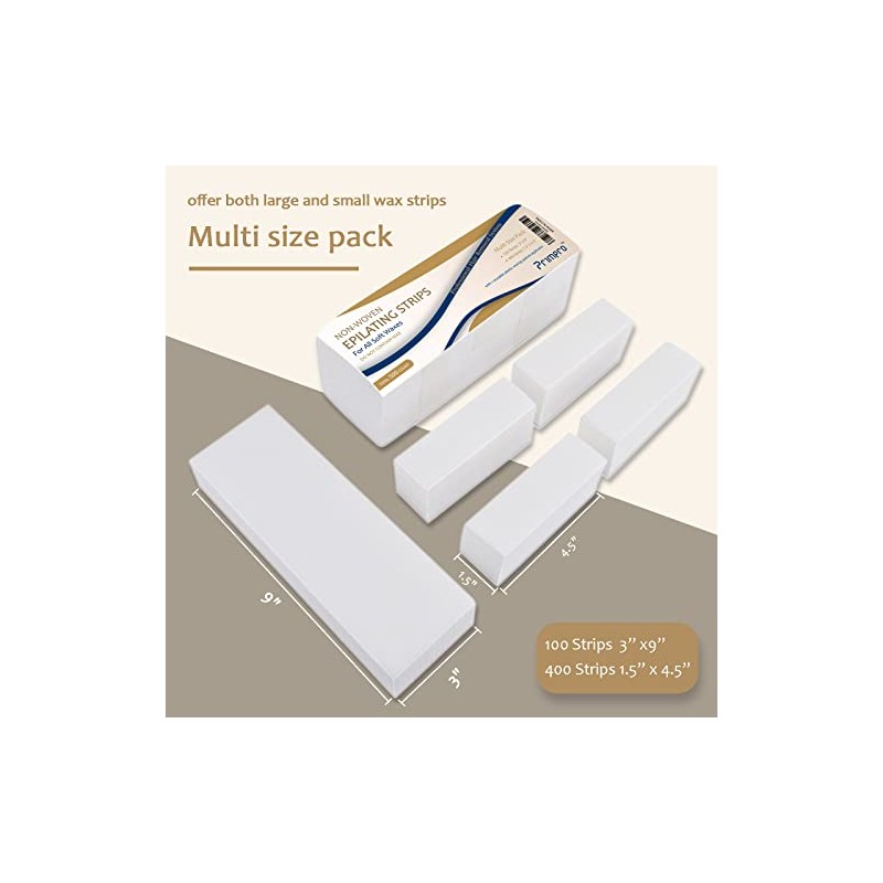 Salon Quality Non-woven Wax Strips for Body and Facial Hair