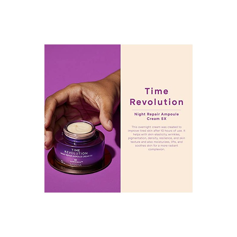 Crema Time Revolution Night Repair Ampoule Cream 50ML