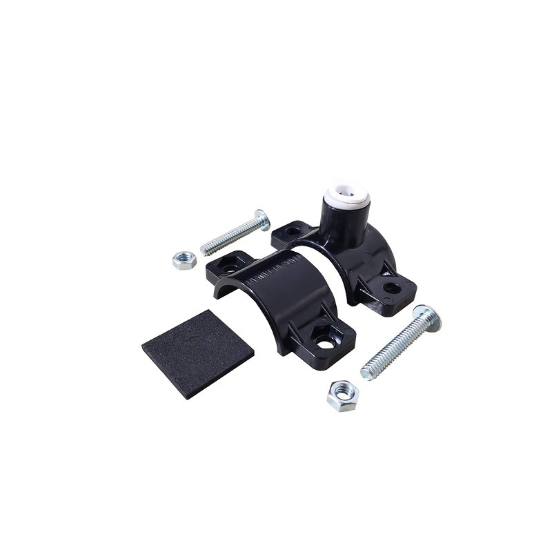Metpure Water Drain Saddle Valve 1/4" Quick Connect for Under-Sink
