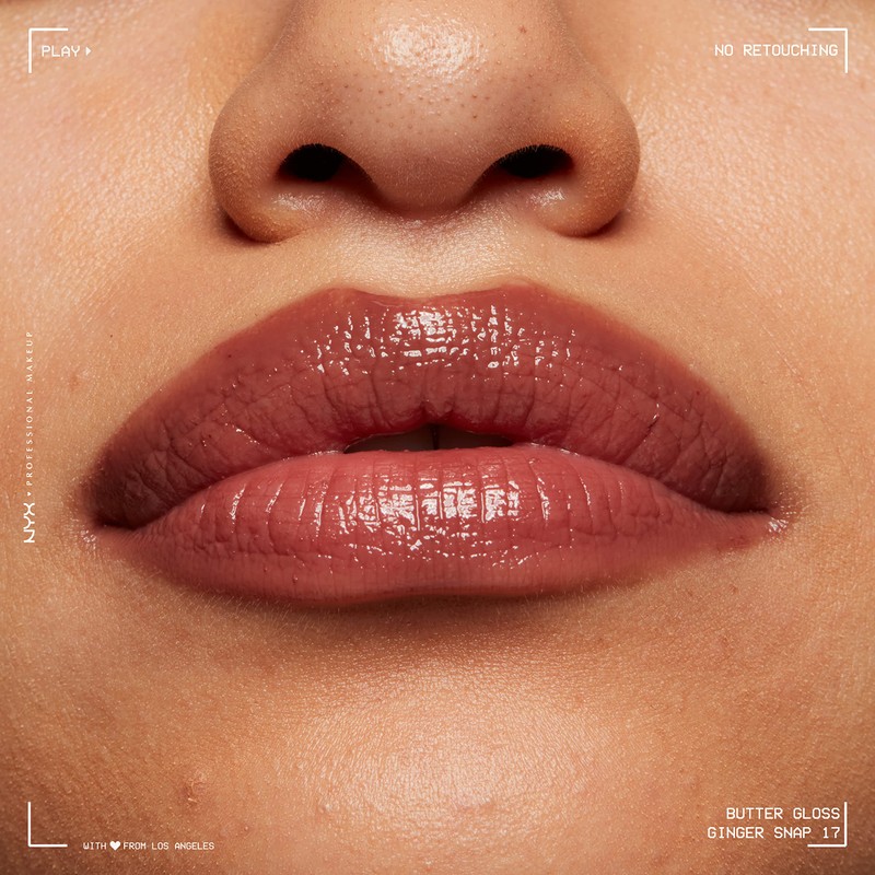 NYX PROFESSIONAL MAKEUP Butter Gloss, Non-Sticky Lip Gloss - Ginger