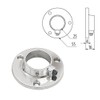Wardrobe Rail Round Chrome Hanging Rail 300MM Free END Supports