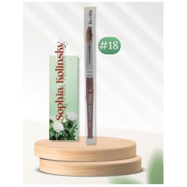 Sophia kolinsky Acrylic Nail Brush Pure Kolinsky Hair Round Shape Redwood Handle Size #6 to #22 Pick Your Size (Size #18)