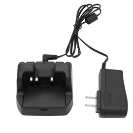 Karier Two-Way Radio Battery Desktop Charger for VX-160 VX-180 VX-210 VXA-200 VXA-220 FT-60R FT-250R FT-270R FNB-83 FNB-V94