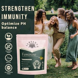 Premium Feminine Balance Gummies for Women,Hawaiian Pineapple Gummy for Women’s Health & Wellness - Immune Support - Vegan, Gluten-Free & Halal, 60 Gummies, 60 Count (2)