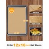 SMARTAKE 200 Pcs Parchment Paper Baking Sheets, 12x16 Inches Non-Stick