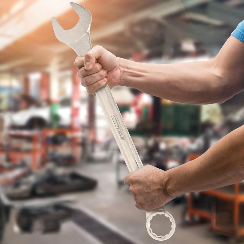 OEMTOOLS 22133 36mm Jumbo Combination Wrench, Chrome Plated, Raised Panel