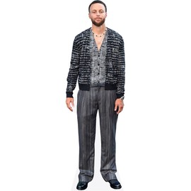 Stephen Curry (Grey Outfit) Mini Size Cutout